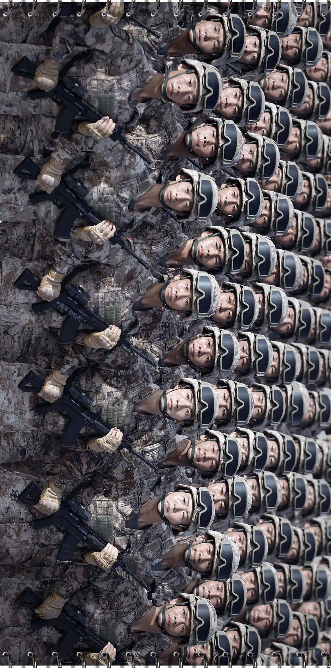 再看亿次！阅兵训练超清大图（横屏观看效果极佳）